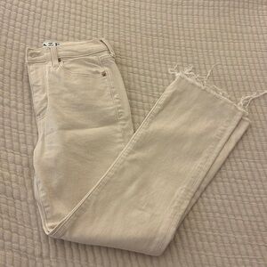 DAZE off white cropped Jean